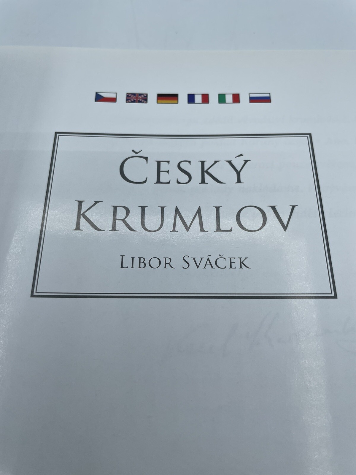 Cesky Krumlov Libor Svacek Rare Slovak Czech language/text Art Coffee Table