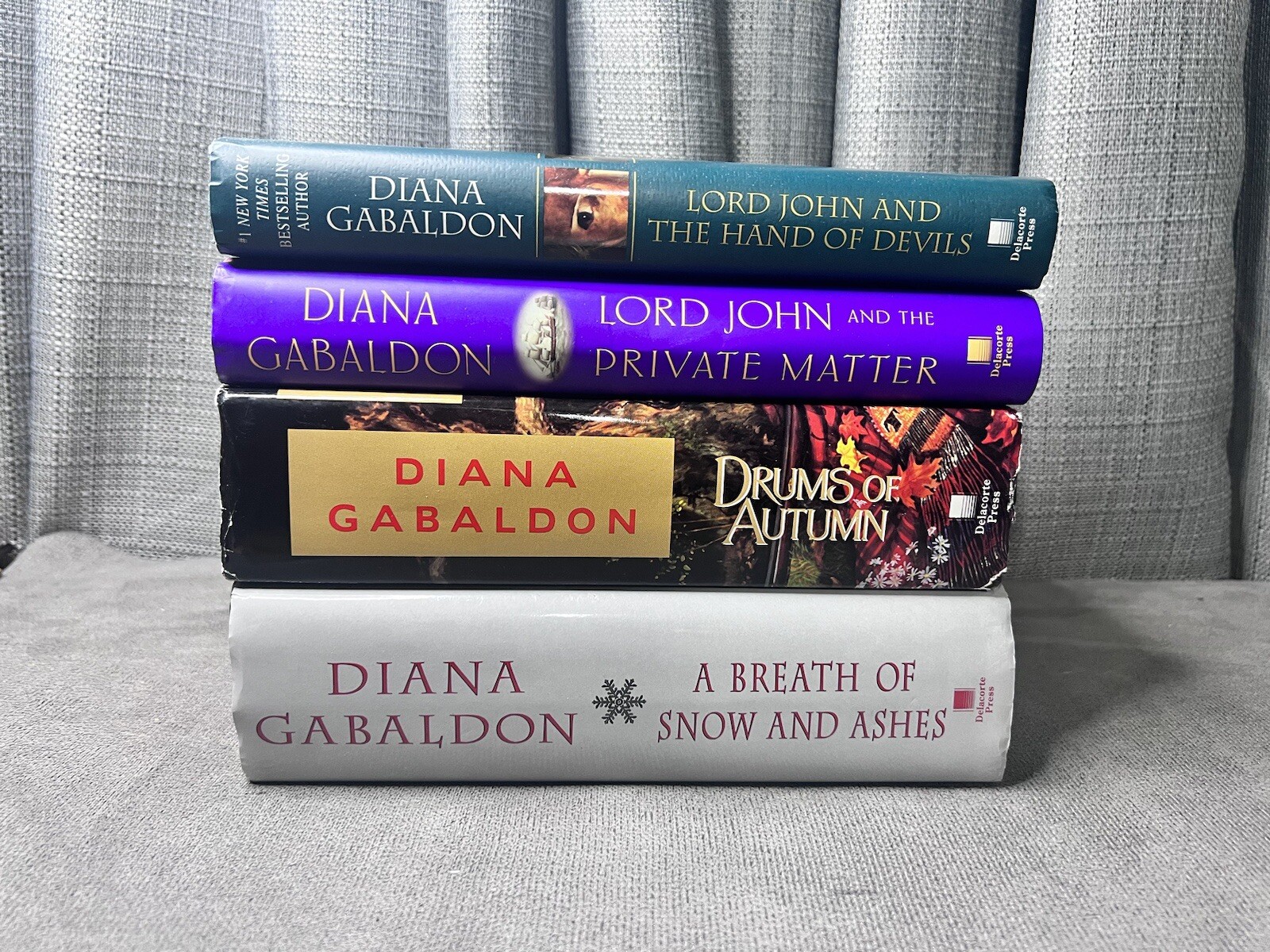 Books Diana Gabaldon Drums Autumn Lord John Hands Devils Private Matter HC Lot