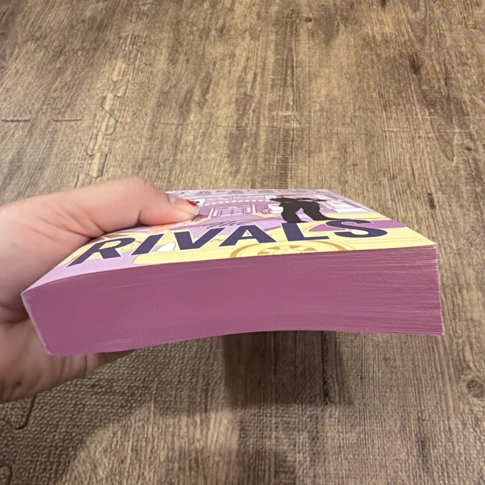 The Rivals SIGNED Paperback Vi Keeland Sprayed Edges