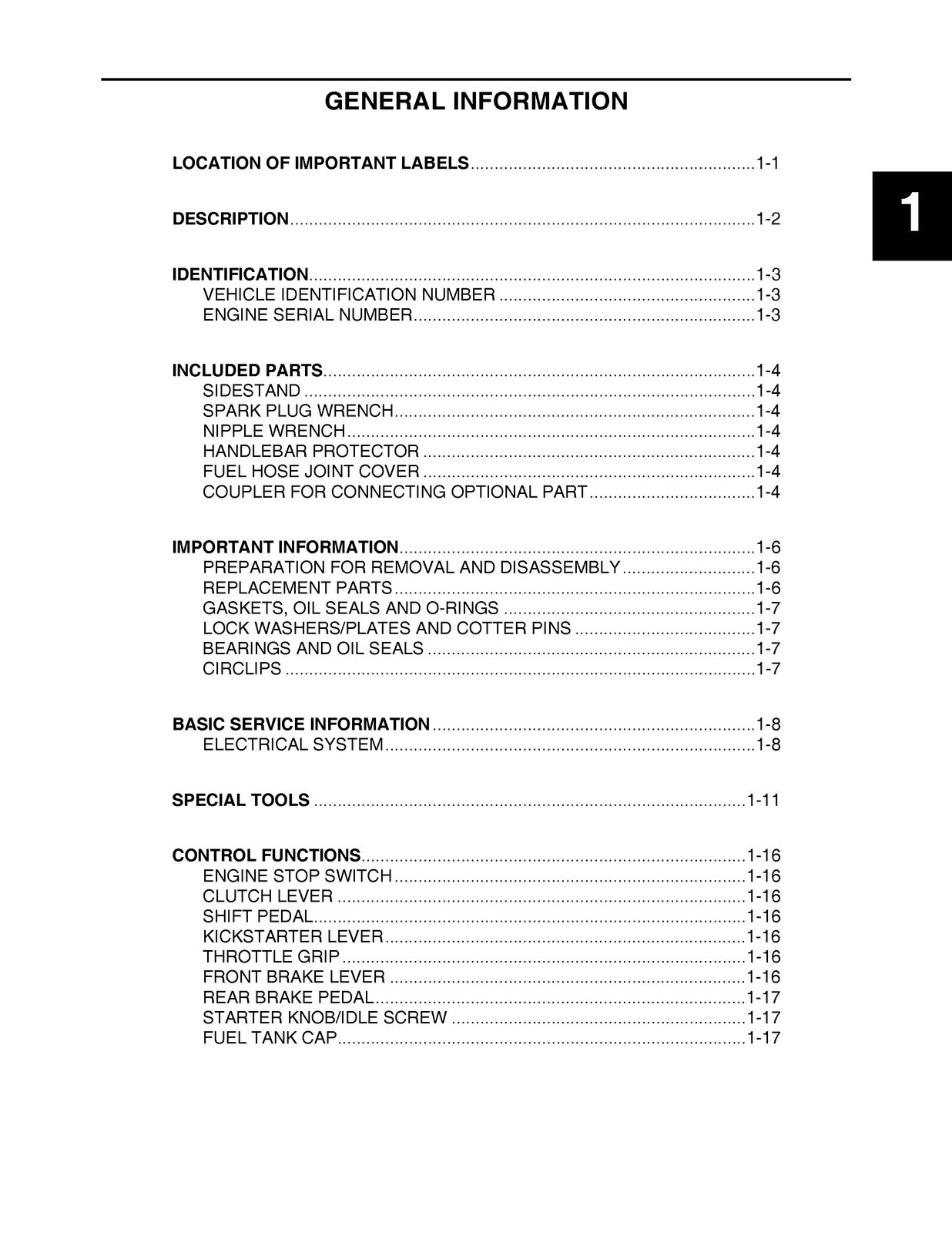 YAMAHA YZ250F Owners Service Manual 2017 – FIXED – JACKET – XL FOLDOUT PAGES