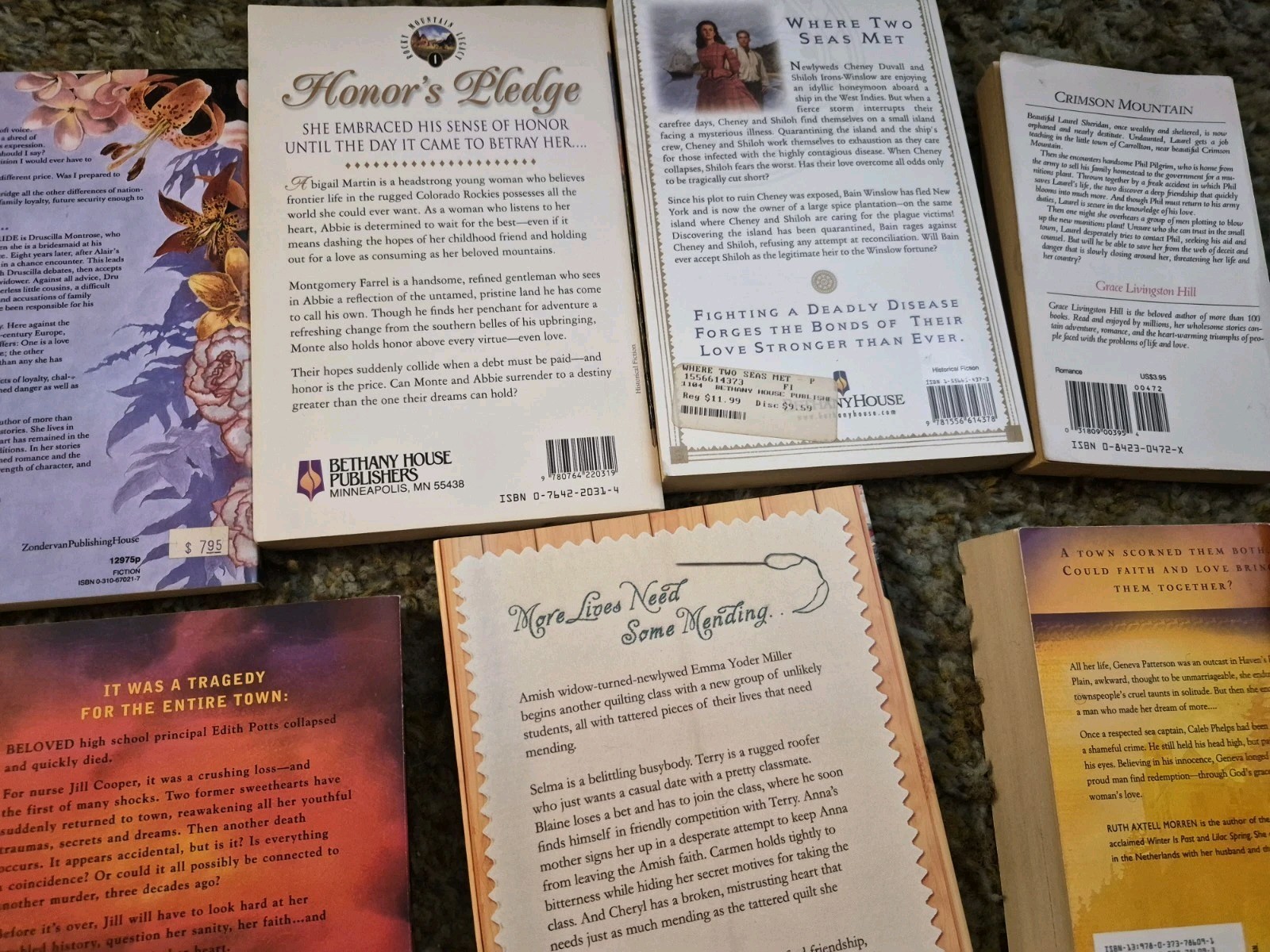 LOVE INSPIRED ROMANCE PAPERBACK BOOKS MISC ROMANCE TITLES LOT OF 22