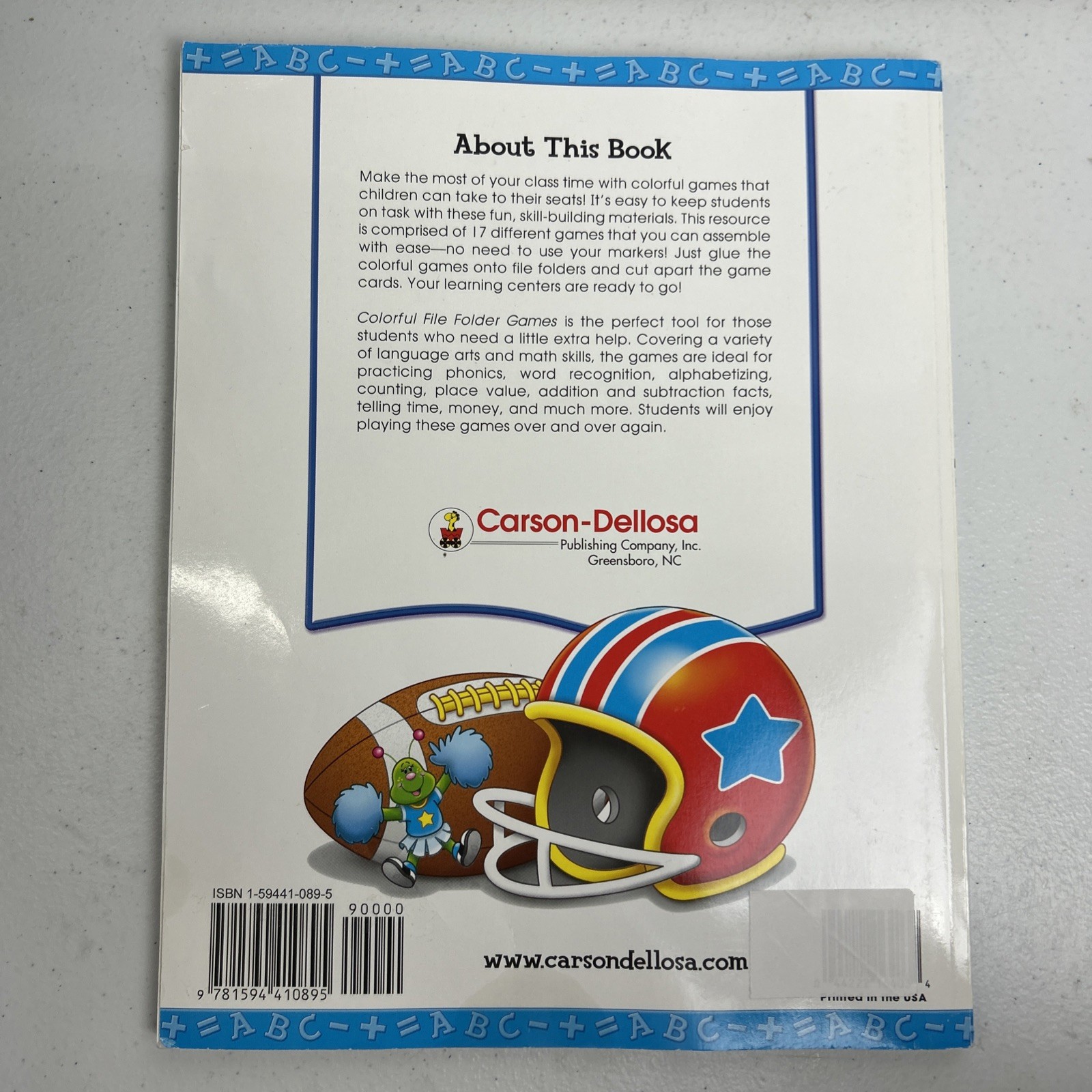Colorful File Folder Games : Skill-Building Center Activities for Language Arts