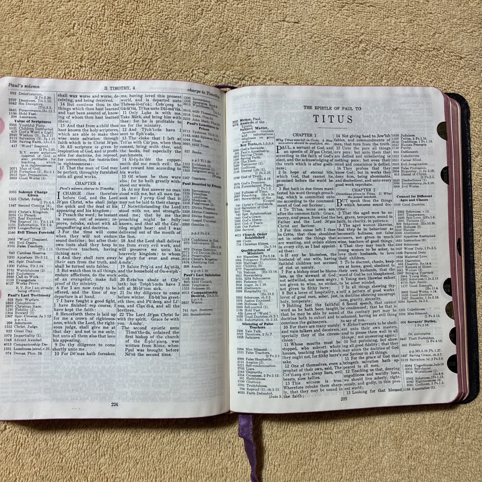 1964 Kirkbride The New Chain Reference Bible Thompson 4th Improved Edition KJV