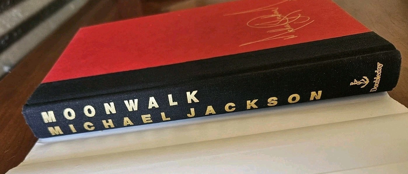 Moonwalk by Michael Jackson 1988 Hardcover Dust Jacket 1st Edition *Cover Indent