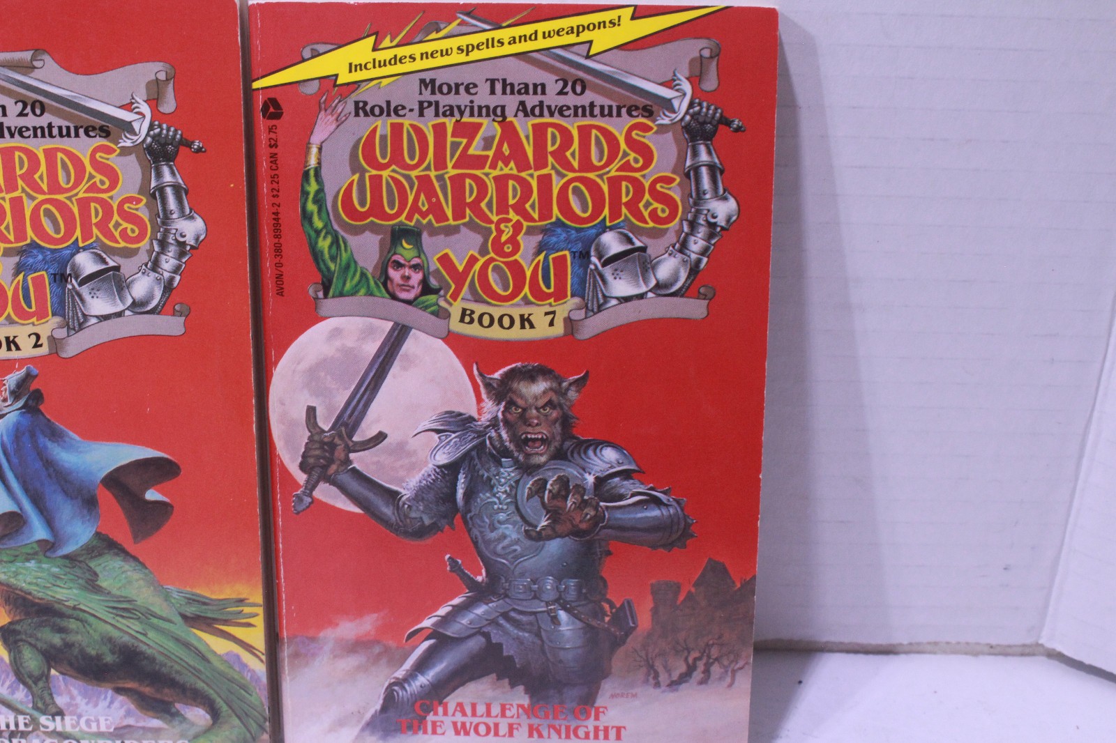 Wizards Warriors & You Books 2 & 7 Lot Of 2 CYOA D&D First Printing Vintage 1985