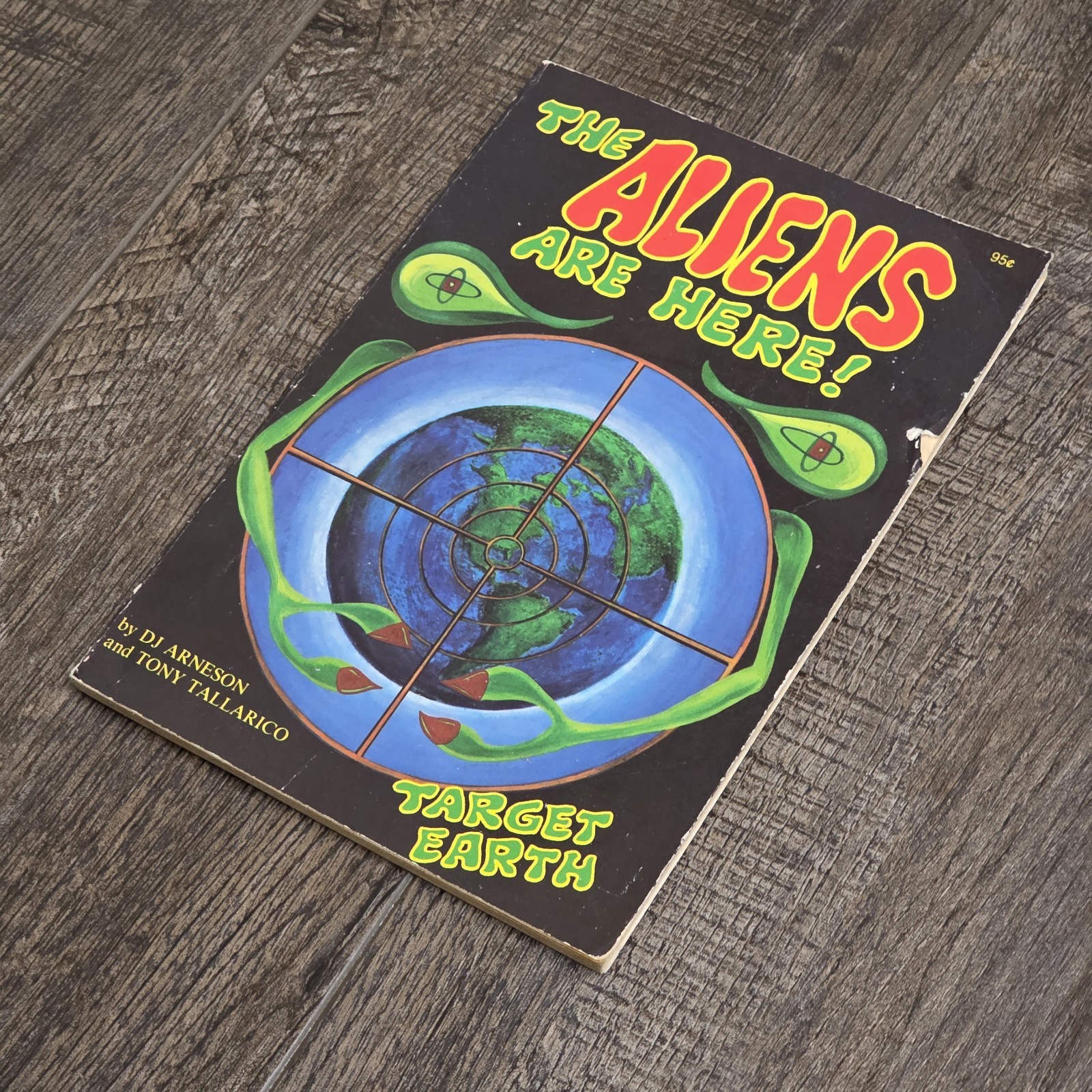 The Aliens are Here! Target Earth Softcover Book DJ Arneson 1980 Sci Fi Horror