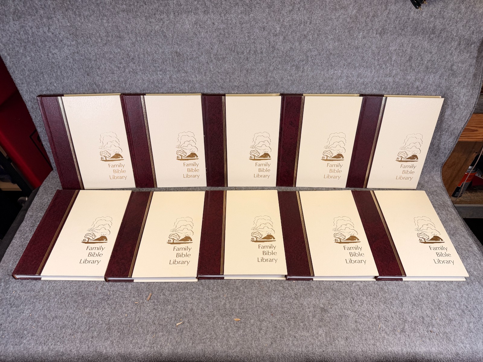 Family Bible Library 10 Book Complete Set 1971 Southwestern Company Hardcover