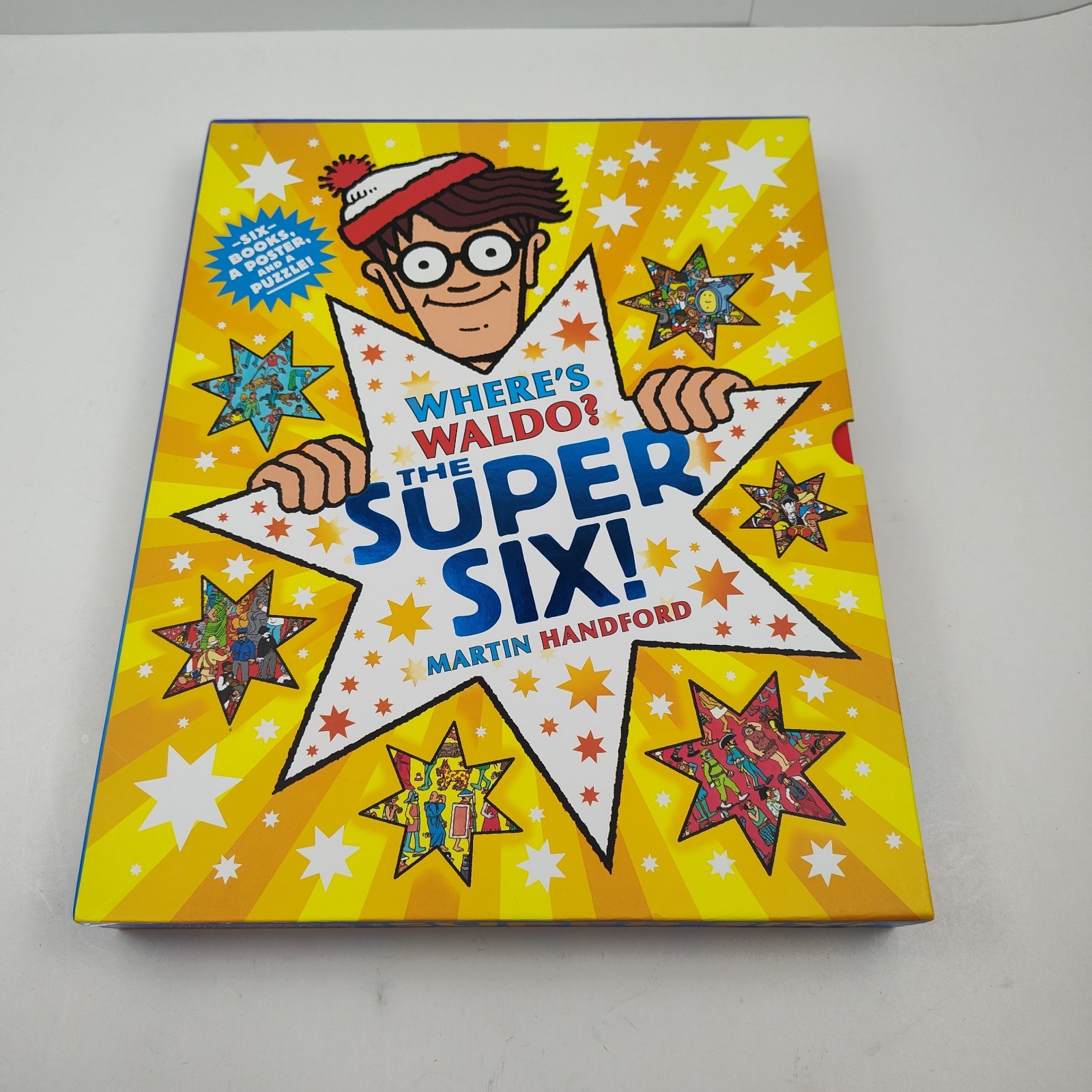 Where’s Waldo – The Super Six (6 Book Set) Puzzle & Poster Included!
