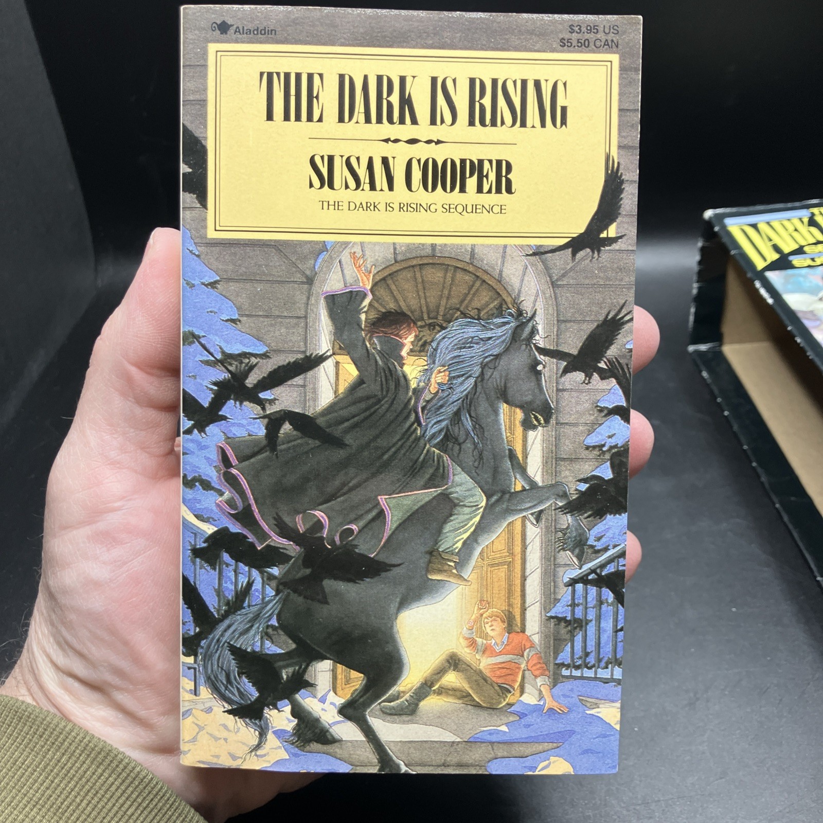 1986 Collier Books THE DARK IS RISING SEQUENCE 4 Book Box Set Susan Cooper RARE