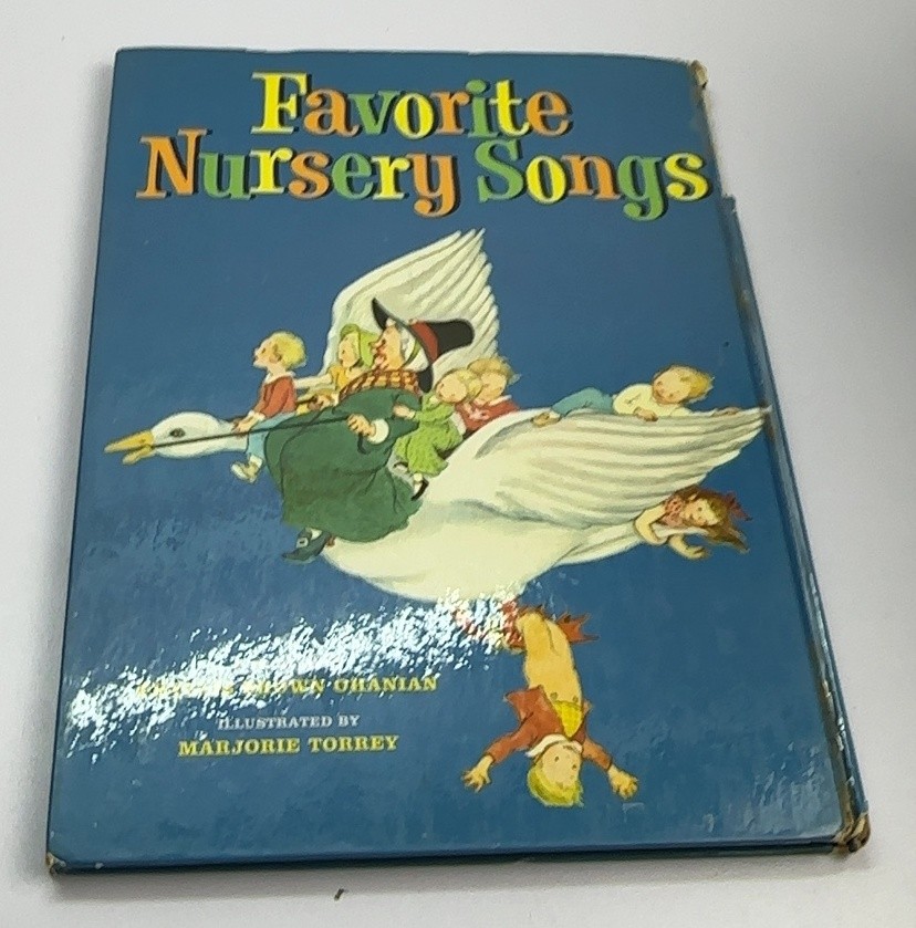 Favorite Nursery Songs by Phyllis Brown Ohanian – Vintage Children’s Book 1956