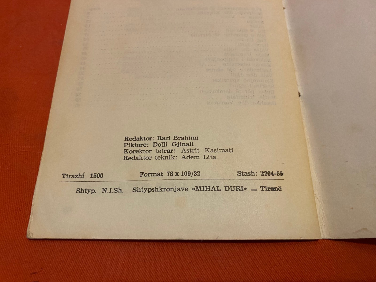 BIJ TE SHKREPIT 1963 MONDA BULKA VINTAGE ALBANIAN BOOK