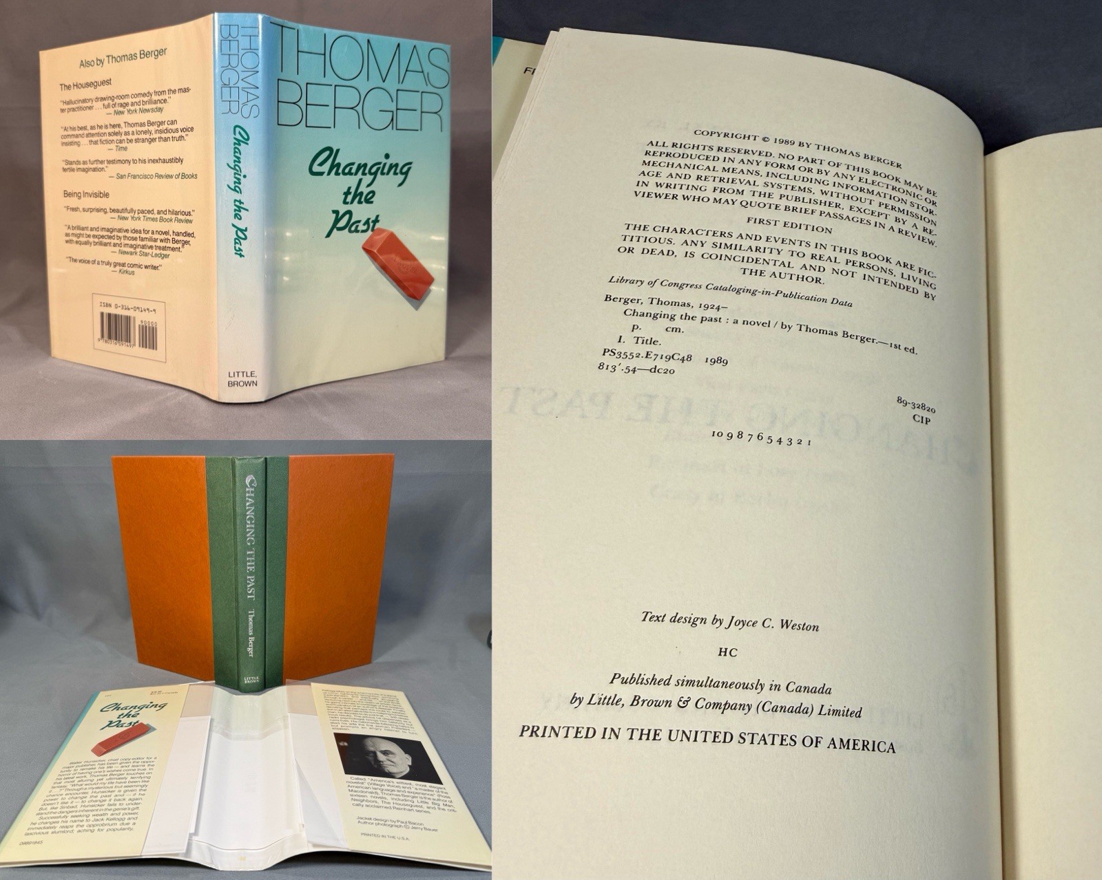 Thomas Berger First Edition Lot – 10 1st Print Books Reinhart’s HCDJ NF/Fine