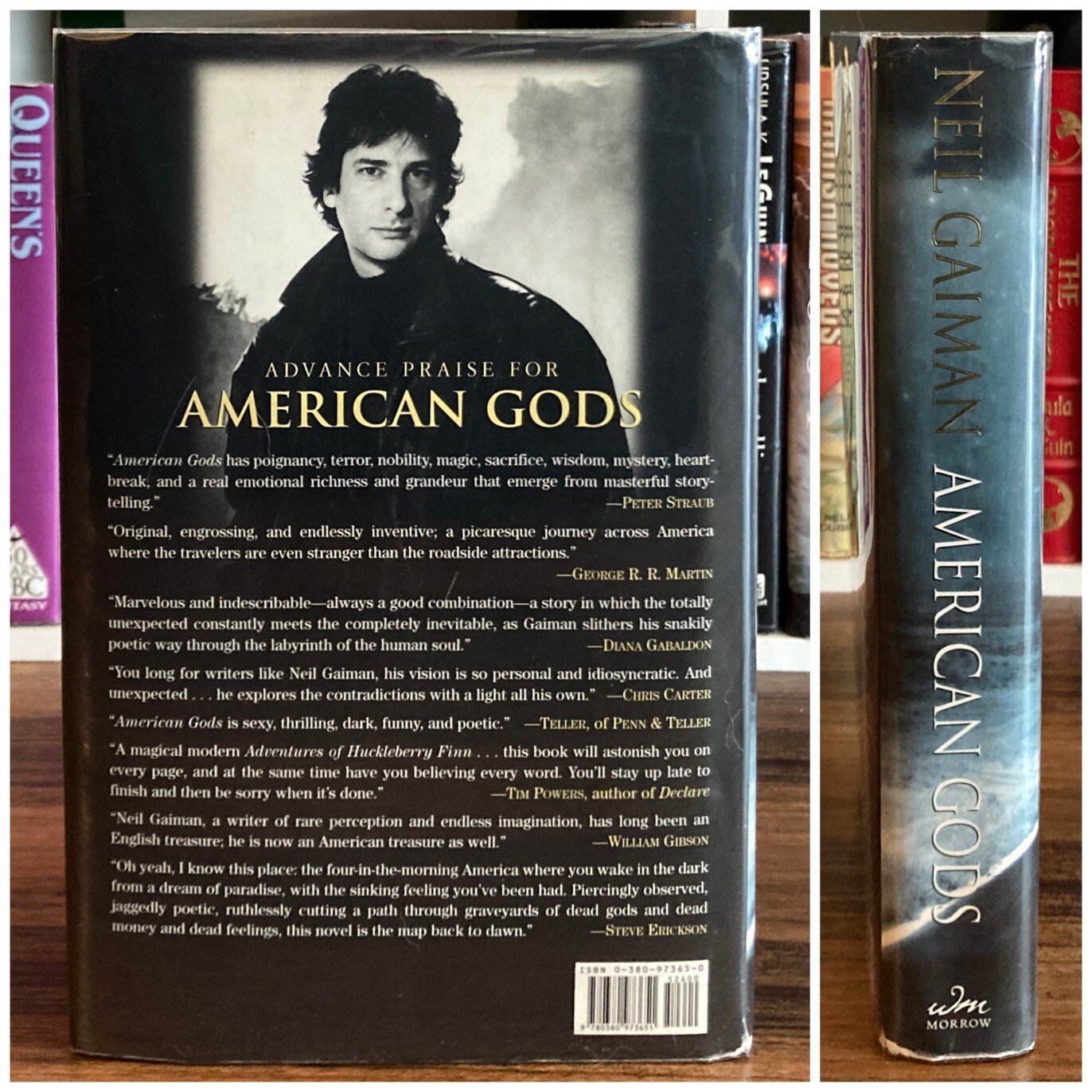 American Gods – Neil Gaiman (1st edition 1st print) William Morrow, 2001