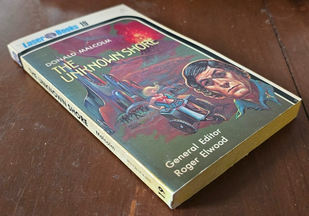 Laser Books #19: The Unknown Shore, by Donald Malcolm – Laser PBK 1976