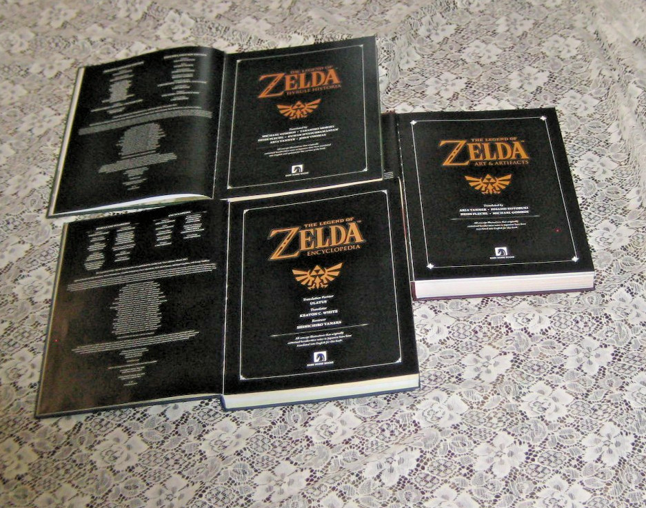 The Legend of Zelda HC book lot Hyrule Historia, Encyclopedia, Arts & Artifacts