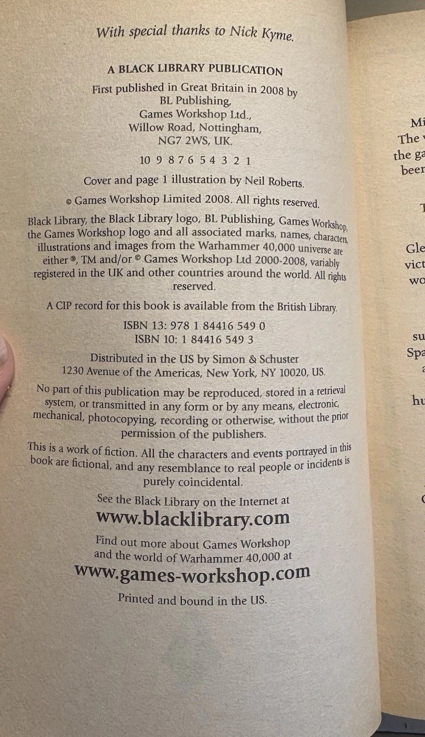 Horus Heresy Battle for the Abyss by Ben Counter 2008 MMPB – Black library
