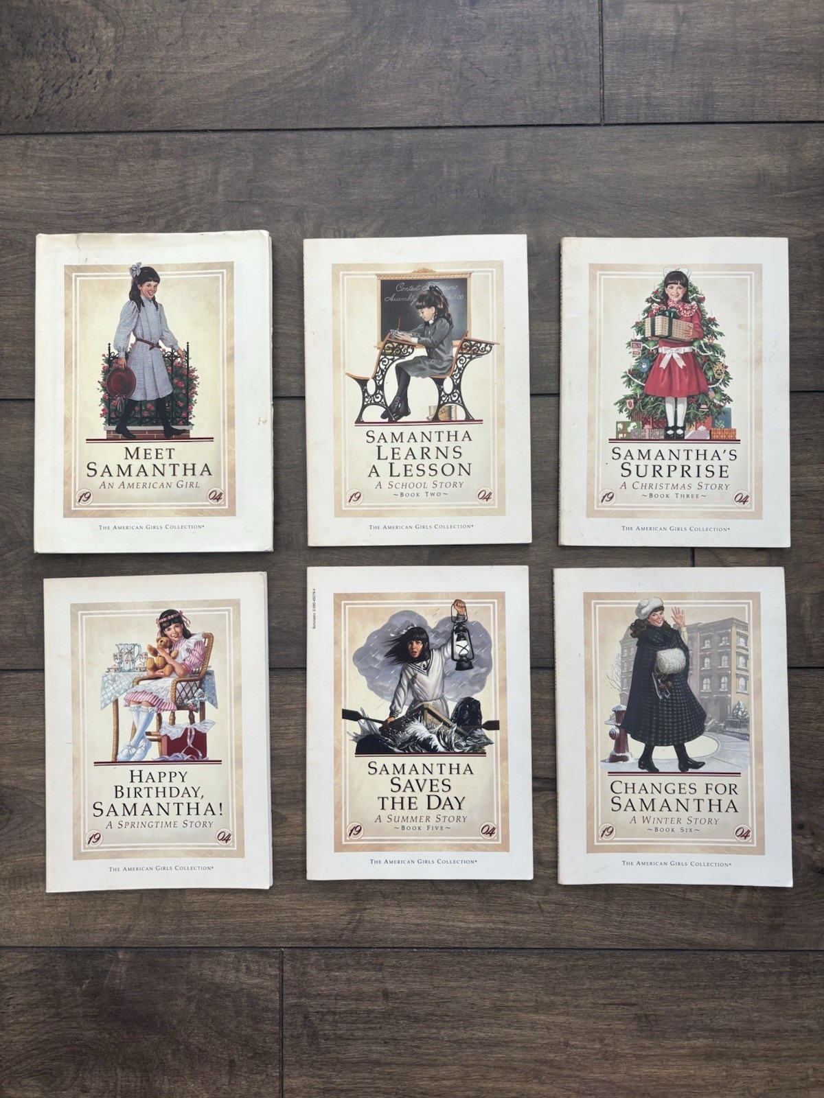 Vintage Pleasant Company American Girl Doll Samantha 6 Book Set Paperback