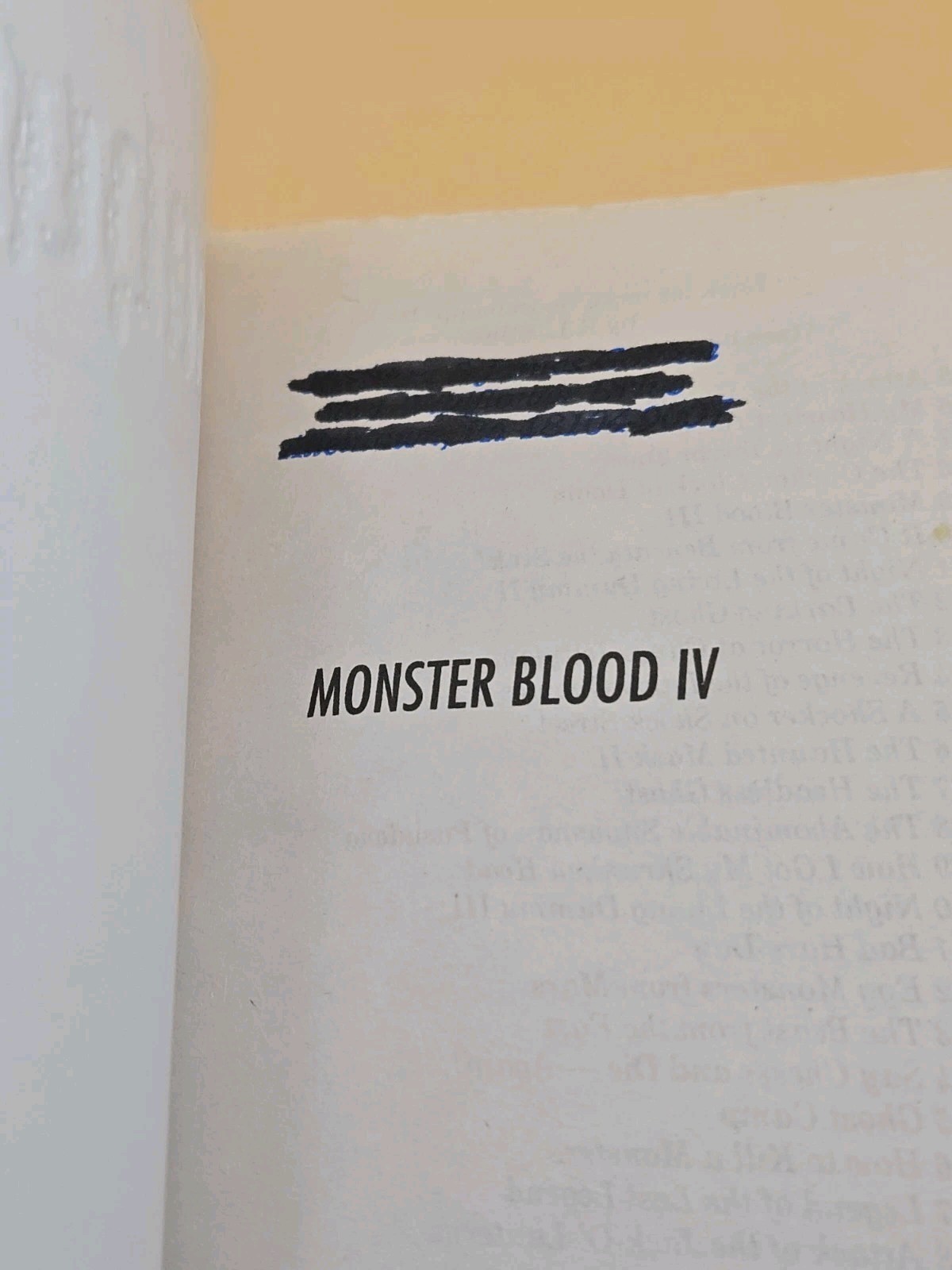 Goosebumps #62 Book Monster Blood IV First Edition R.L.Stine