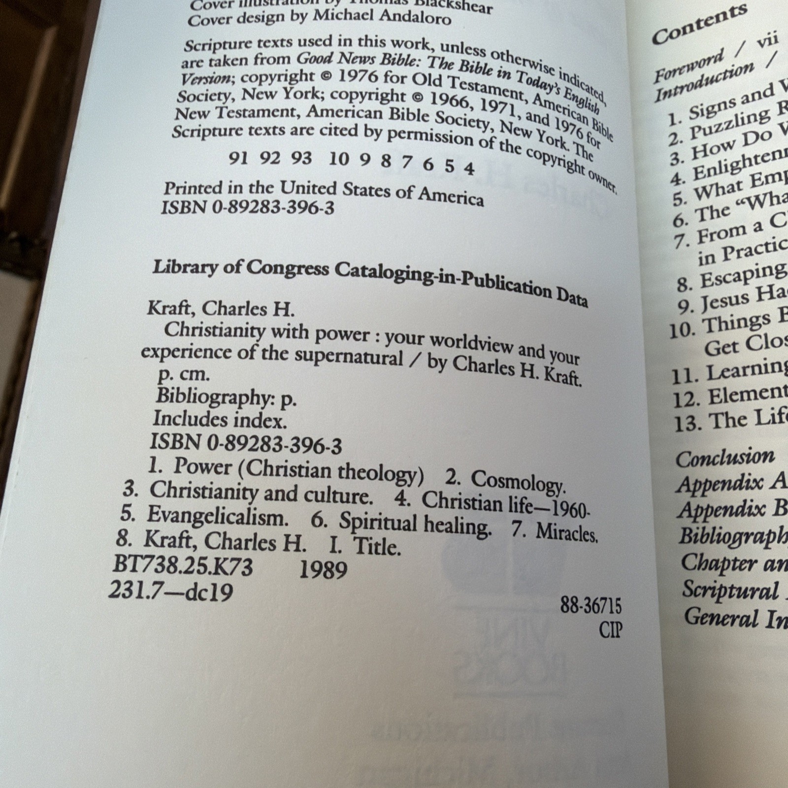 Christianity With Power:Worldview & Supernatural by Charles H. Kraft | 1989 PB