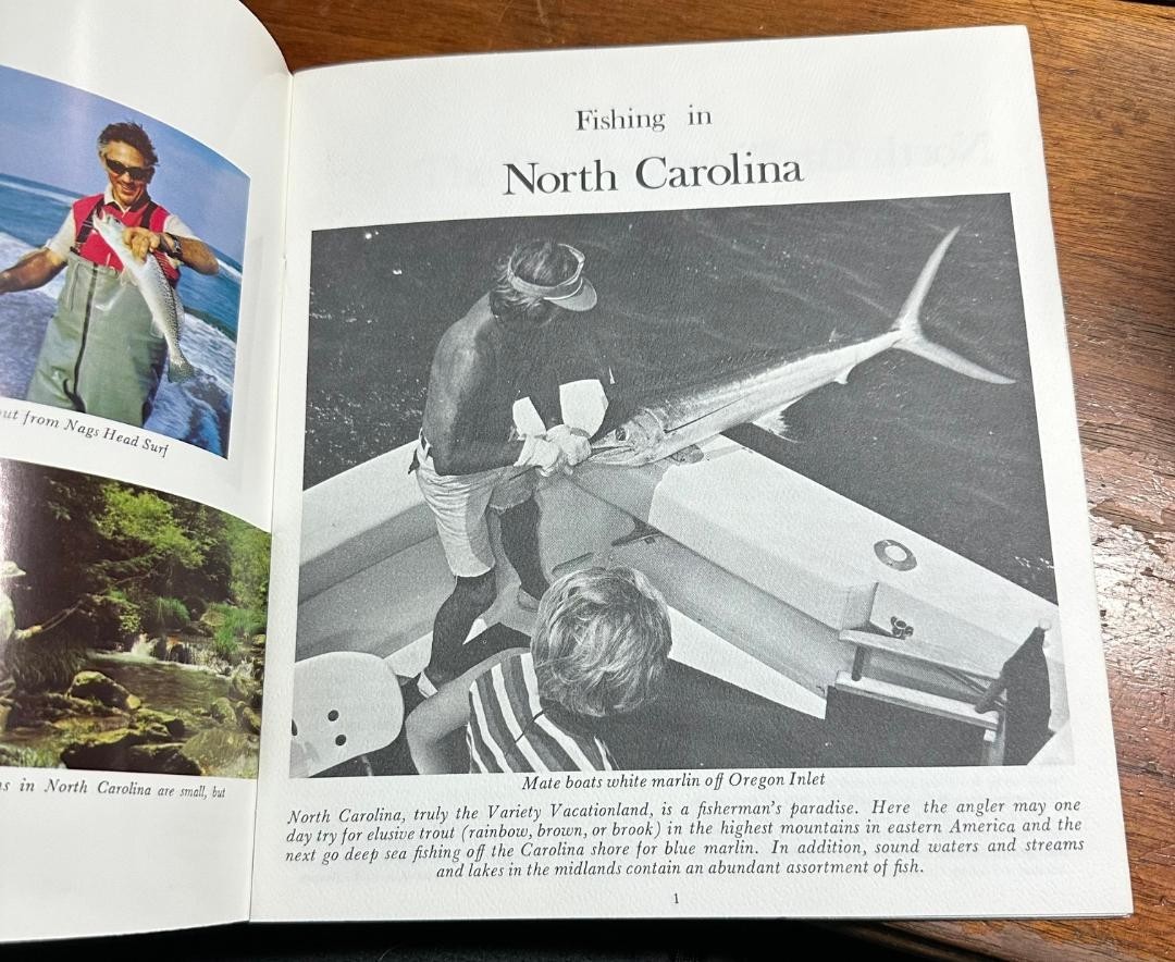 Fishing in North Carolina – Dept of Natural Resources – Pictures, 28 pages