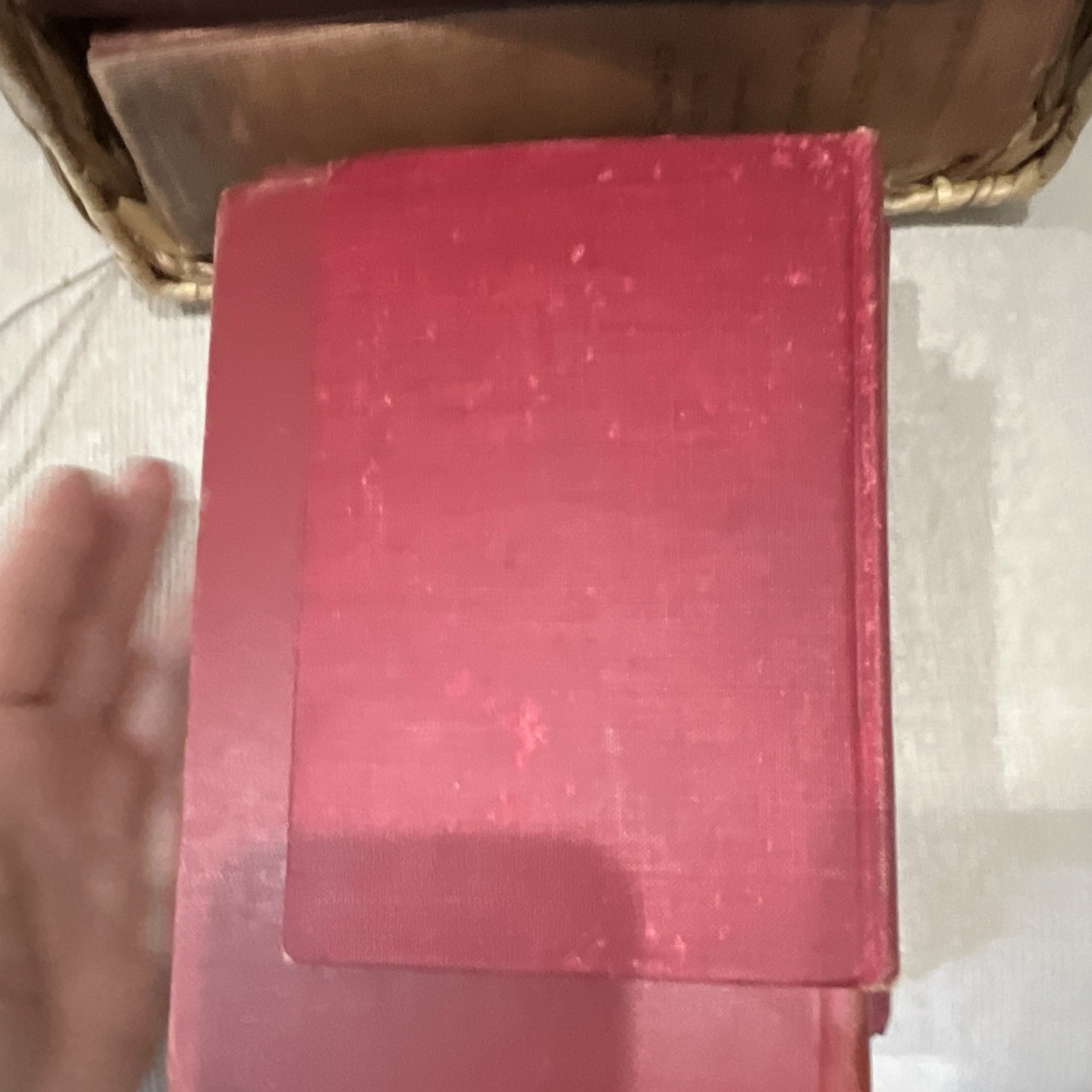Set of 6 Vintage Books Reds includes Book of Humorous Verse English Poetry Humor