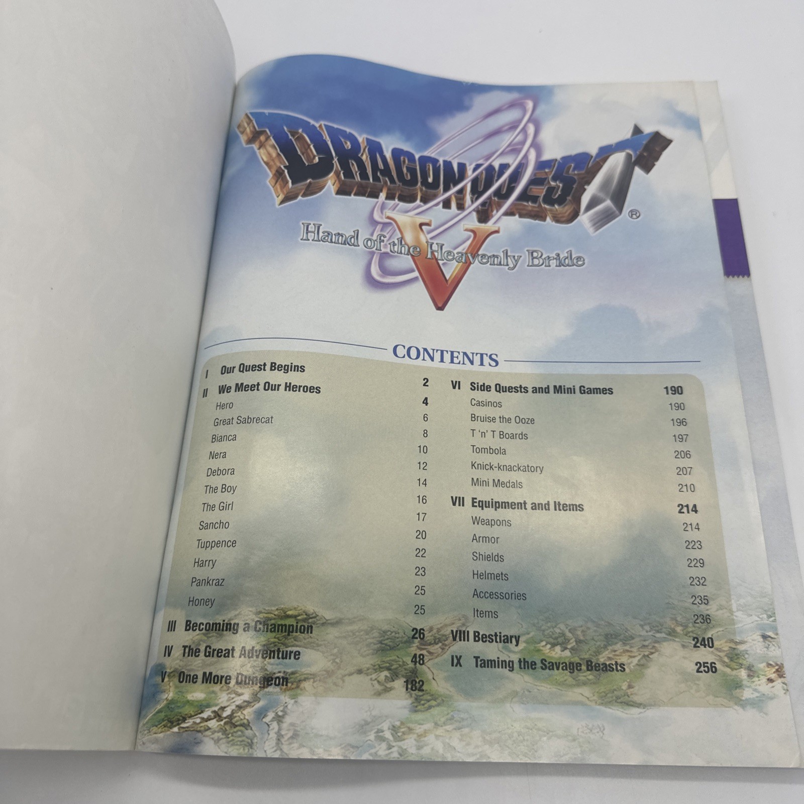 DRAGON QUEST V: Hand of the Heavenly Bride Bradygames Strategy Guide