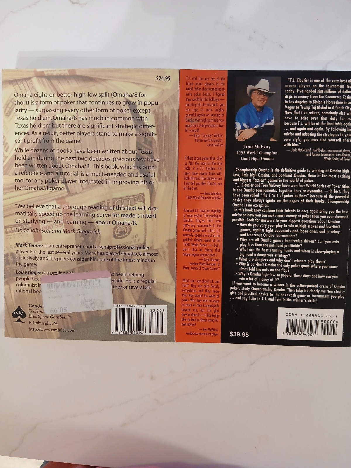 POKER: lOT OF 11 Texas Hold Em, Omaha, Tournament Power & more