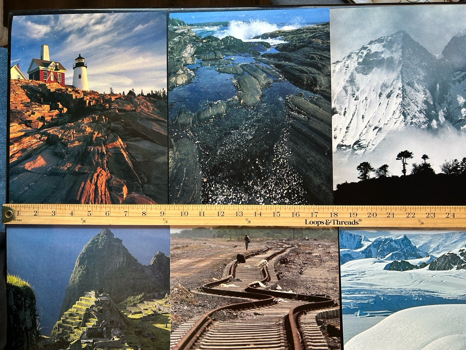 Collaging Book Pages Lot of 68 Pieces Collage Art Craft Landscapes Nature Mixed