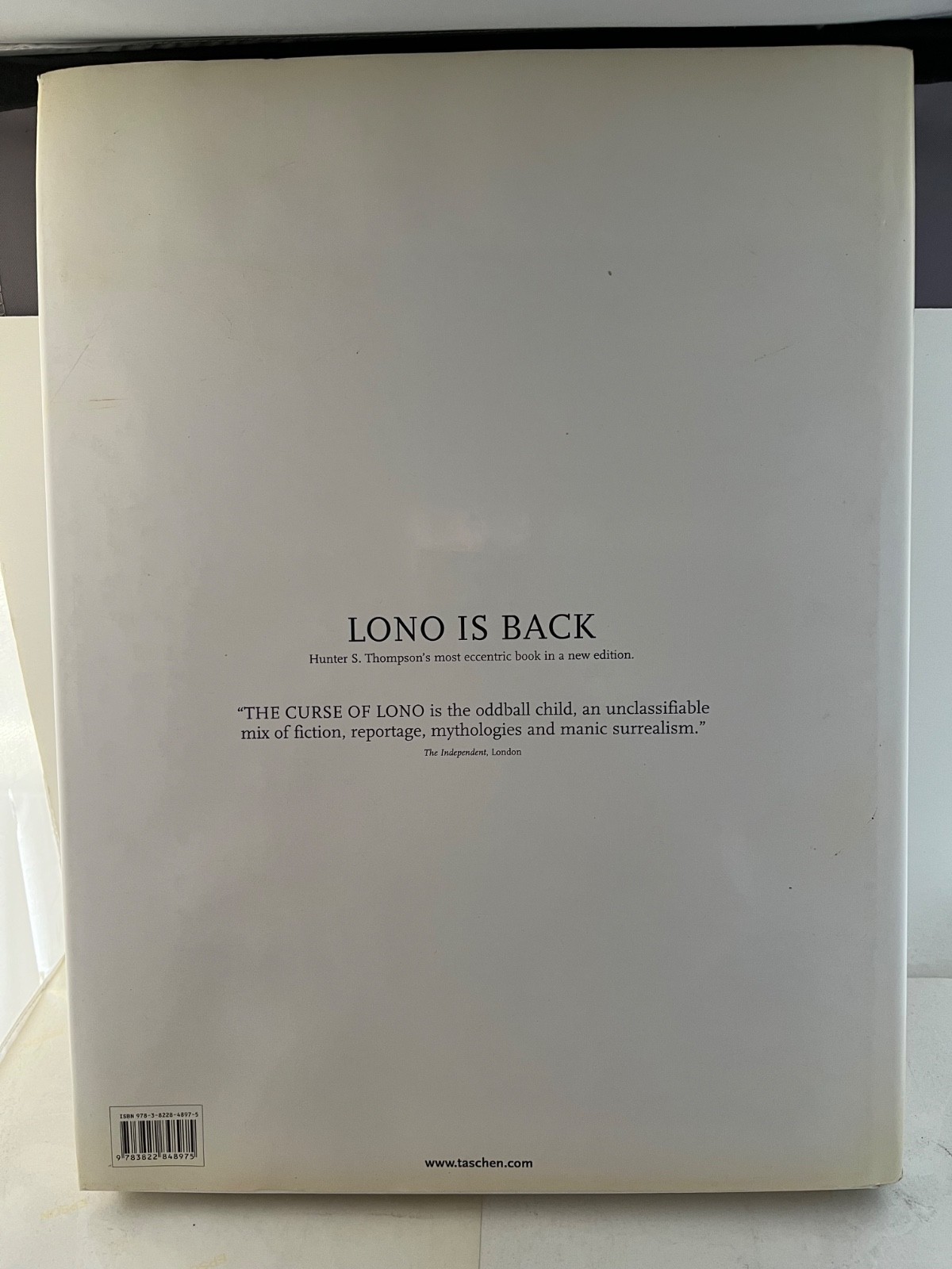THE CURSE OF LONO Hunter S. Thompson, Ralph Steadman Taschen 2005 Hardback DJ ✅
