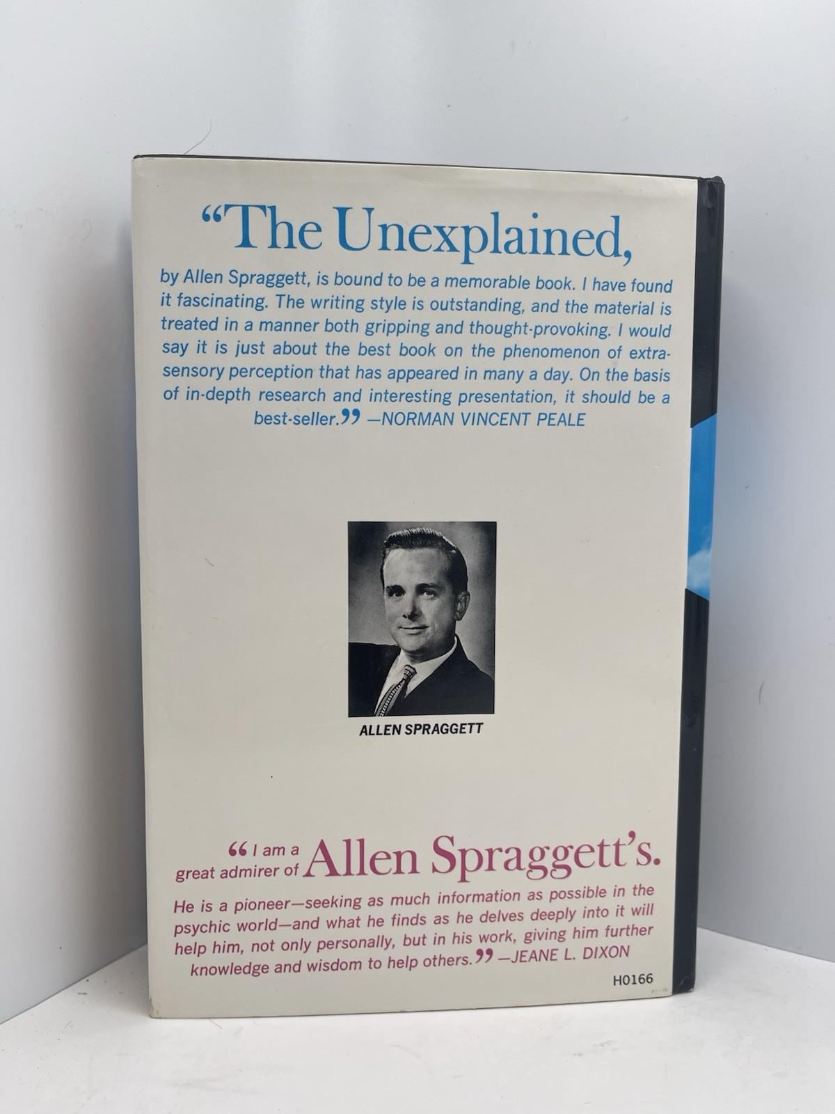 The Unexplained Allen Spraggett 1967 HC DJ ESP Occult Paranormal Book