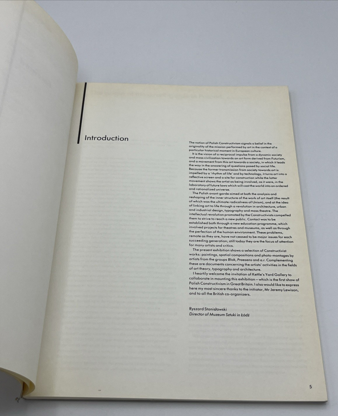 Constructivism in Poland 1923 to 1936 Hilary Gresty Jeremy Lewison PB 1984