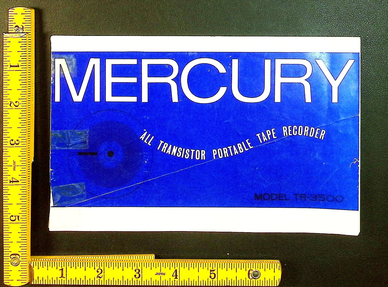 Mercury Model TR-3500 Reel to Reel Tape Recorder Operators Manual