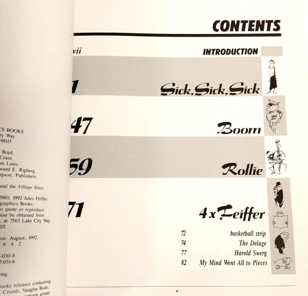 Feiffer: The Collected Works, Volume Three “Sick, Sick. Sick”