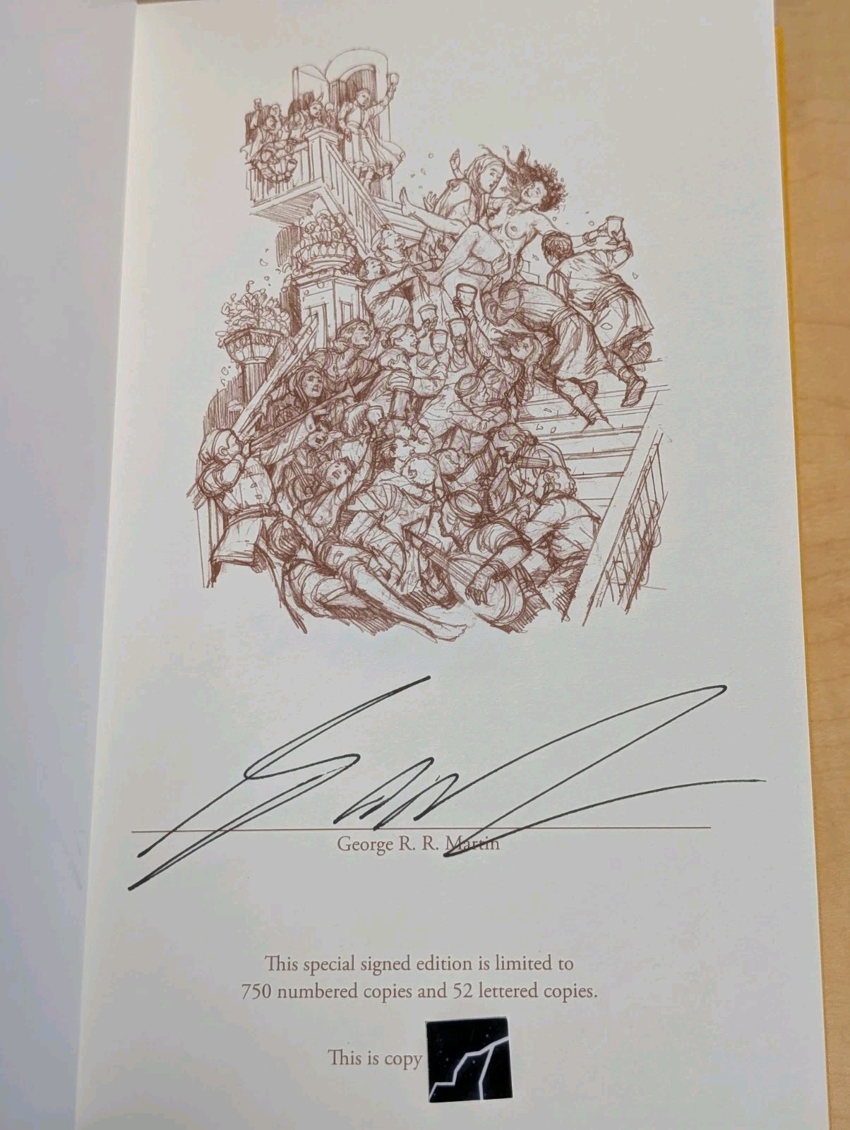 ⚔️George RR Martin A KNIGHT OF THE SEVEN KINGDOMS Signed Numbered Subterranean