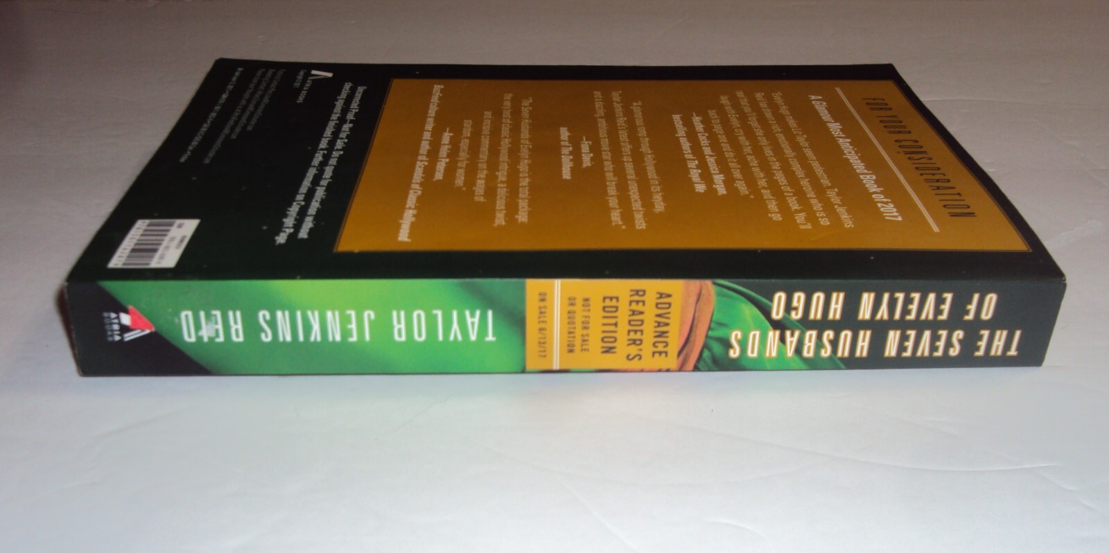 ARC The Seven Husbands of Evelyn Hugo ADVANCE READER’S COPY Taylor Jenkins Reid