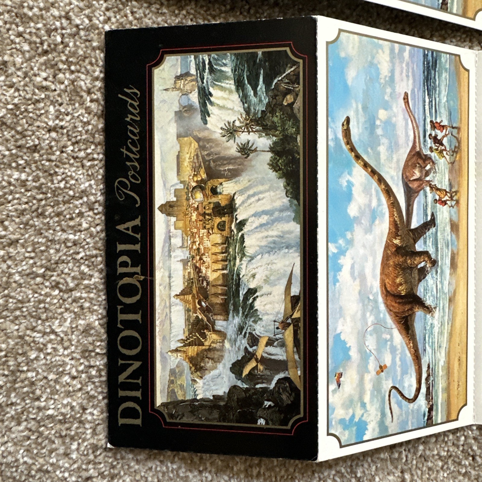 1993 Turner Publishing Inc. James Gurney’s DINOTOPIA POSTCARD BOOK “Rare”