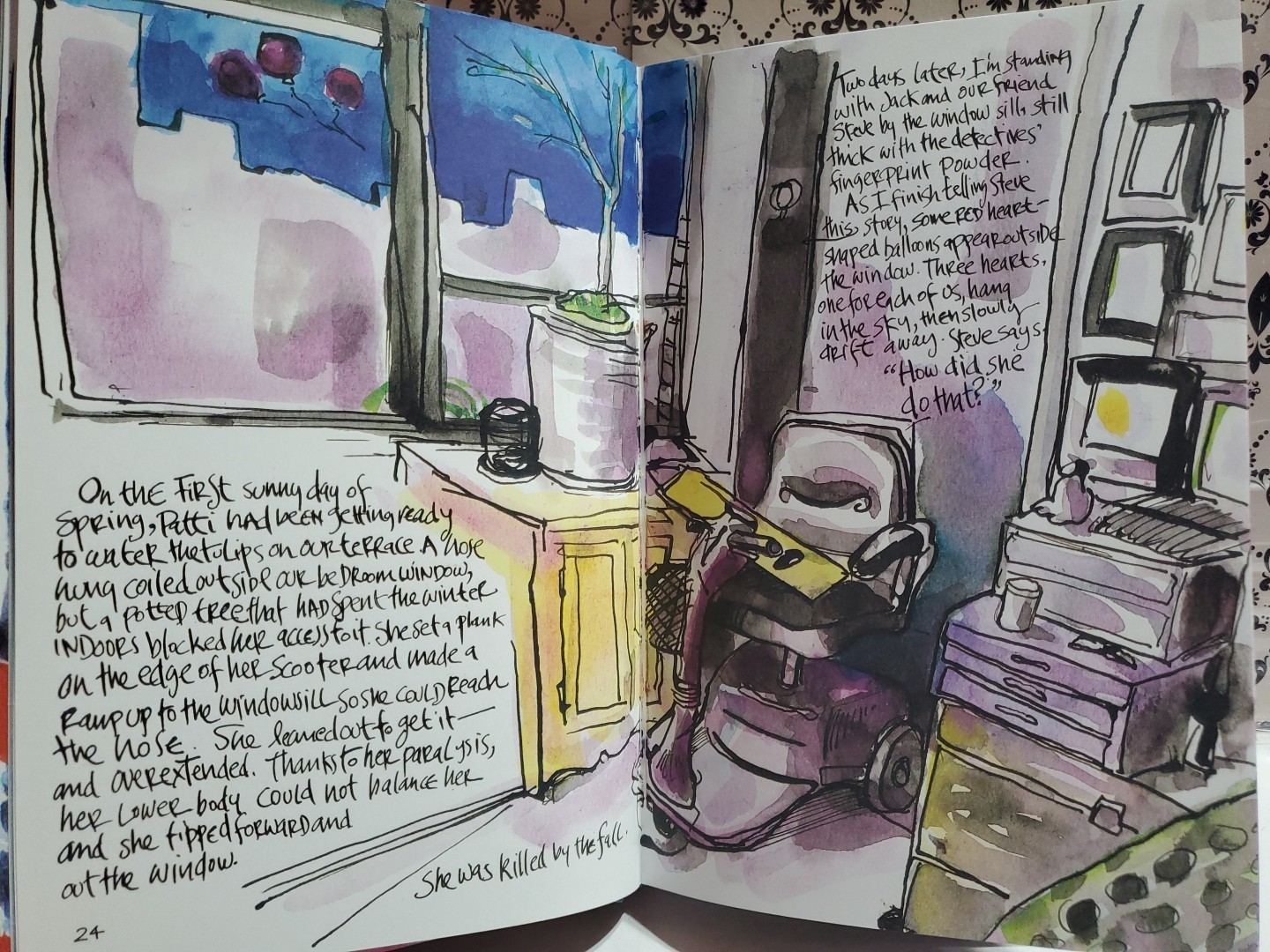 A Kiss Before You Go Danny Gregory 2012 HC Illustrated Memoir Art Journal