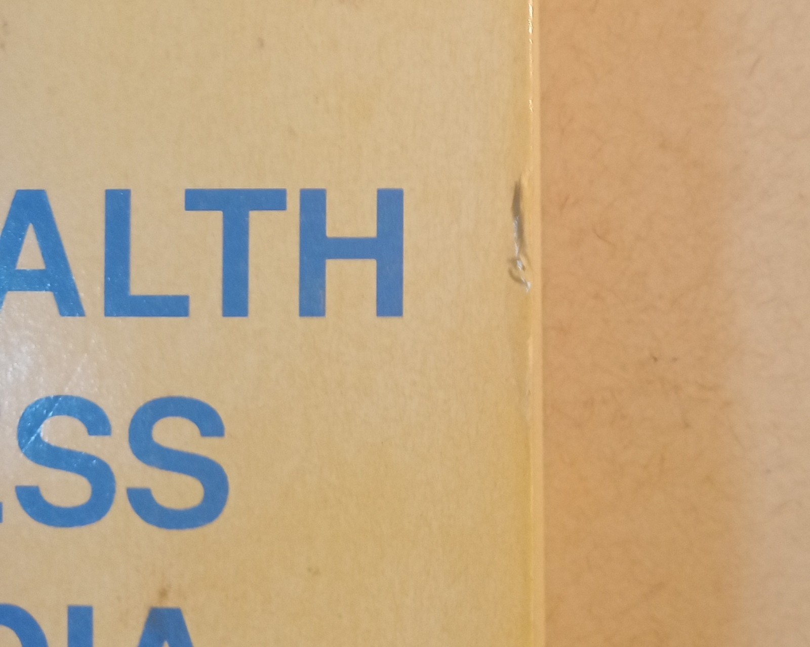 Natural Health & Wellness Encyclopedia Book. VGT 1988. 282 Pages . Wear