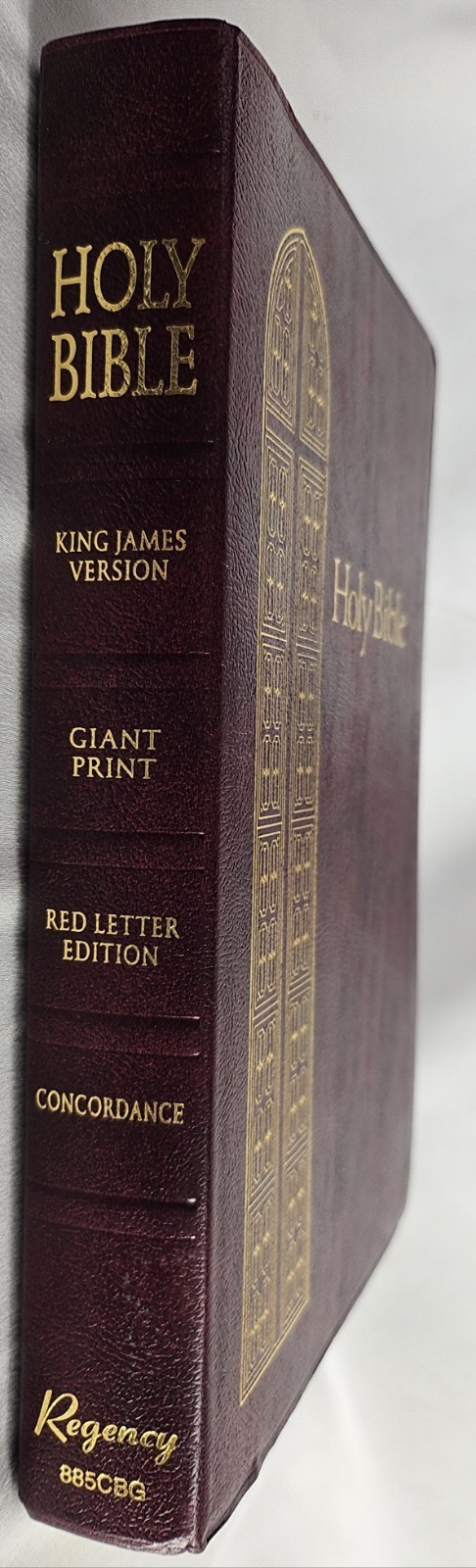 Holy Bible King James Version Giant Print Red Letter Edition 1990 w/ Maps