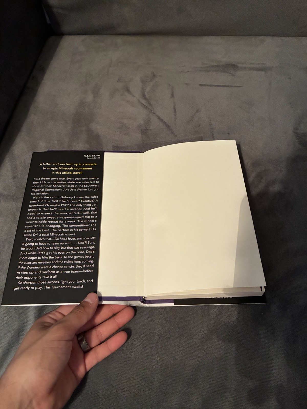 Minecraft: The Tournament Official Novel Hardcover by DaVaun Sanders (2024)