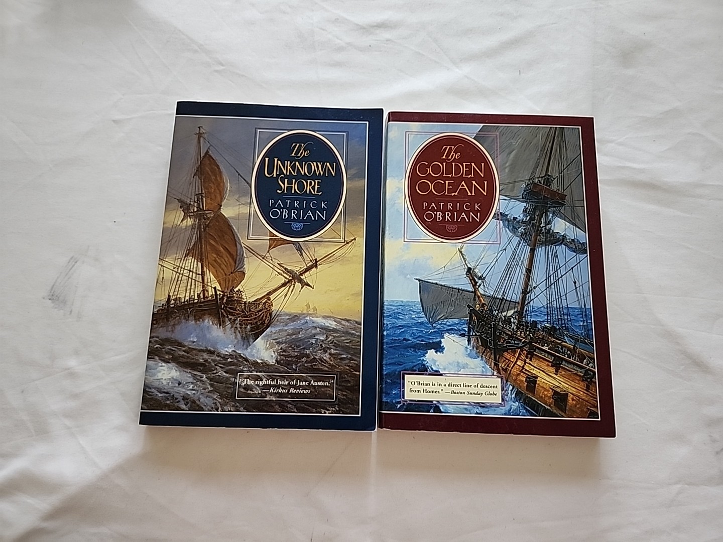 LOT 2 TRADE PB STANDALONE NOVELS – PATRICK O’BRIAN: GOLDEN OCEAN; UNKNOWN SHORE