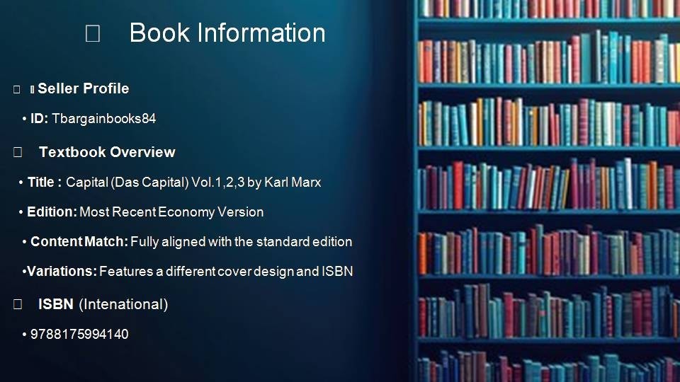 Capital (Das Capital) Includes Vol.1,2,3 by Karl Marx – 9788175994140