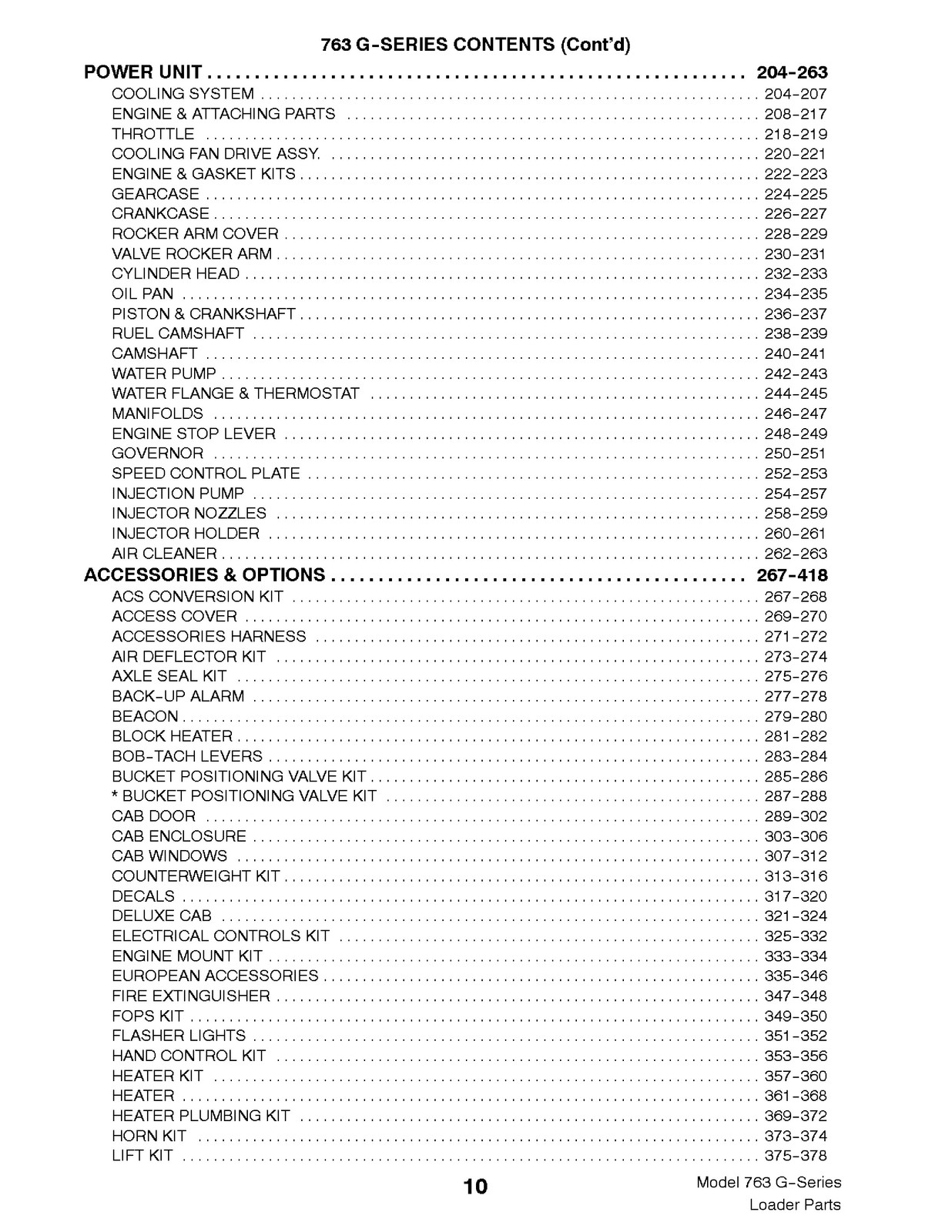 BOBCAT 763 G-Series Parts Manual SN 512250001 512450001 512620001 Up – BOUND