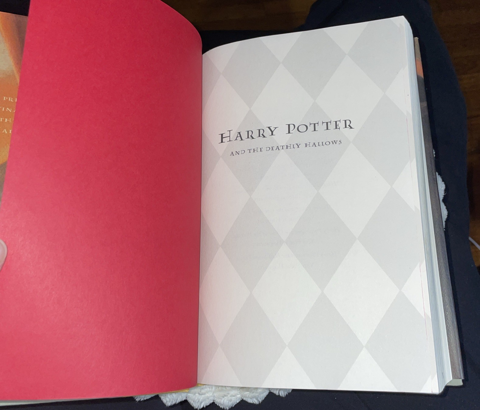 Harry Potter and the Deathly Hallows J.K. Rowling 1st/1st 2007 RARE Page Errors
