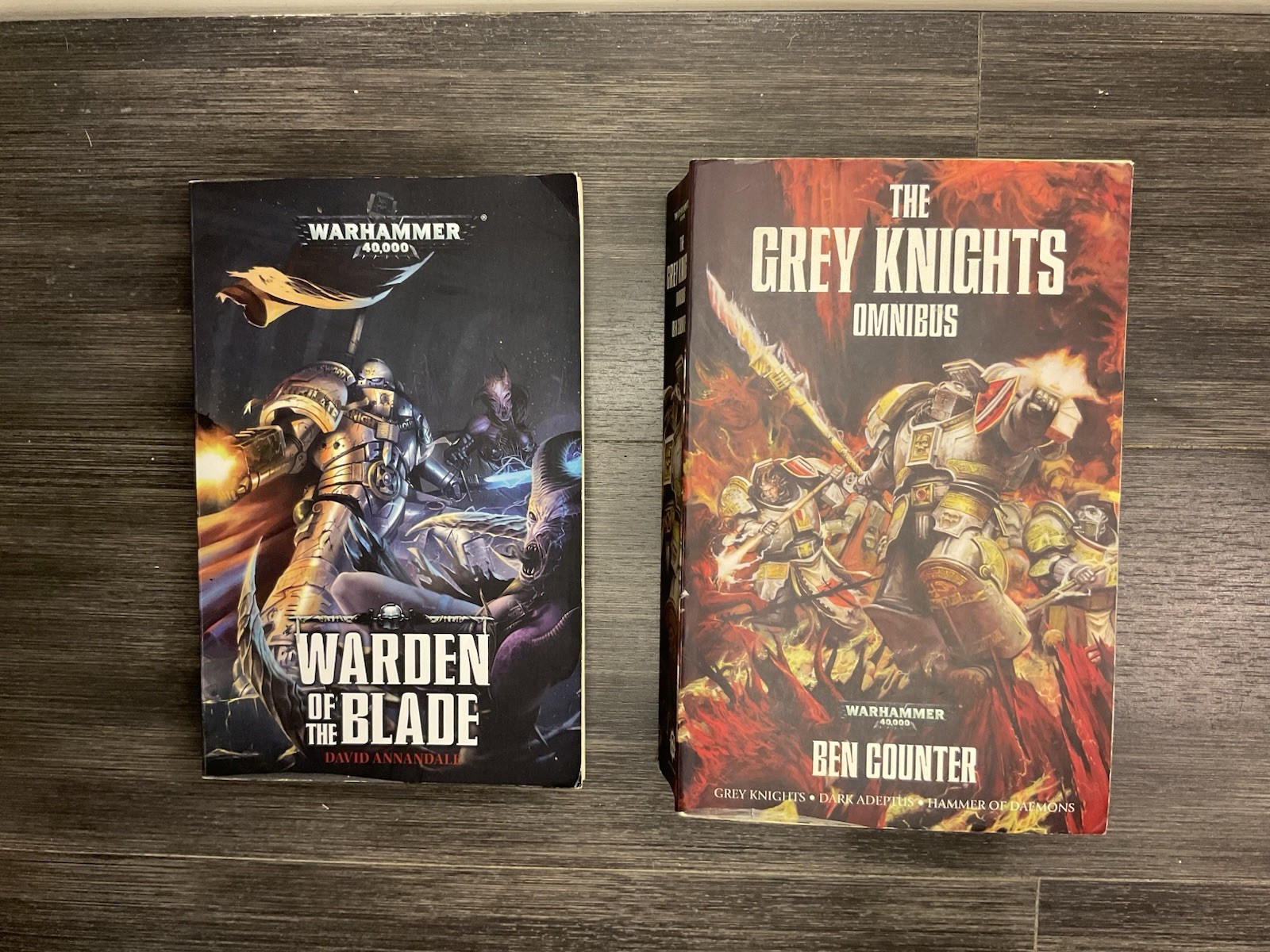 Warhammer 40k Grey Knights Omnibus and Warden of the Blade Book Bundle