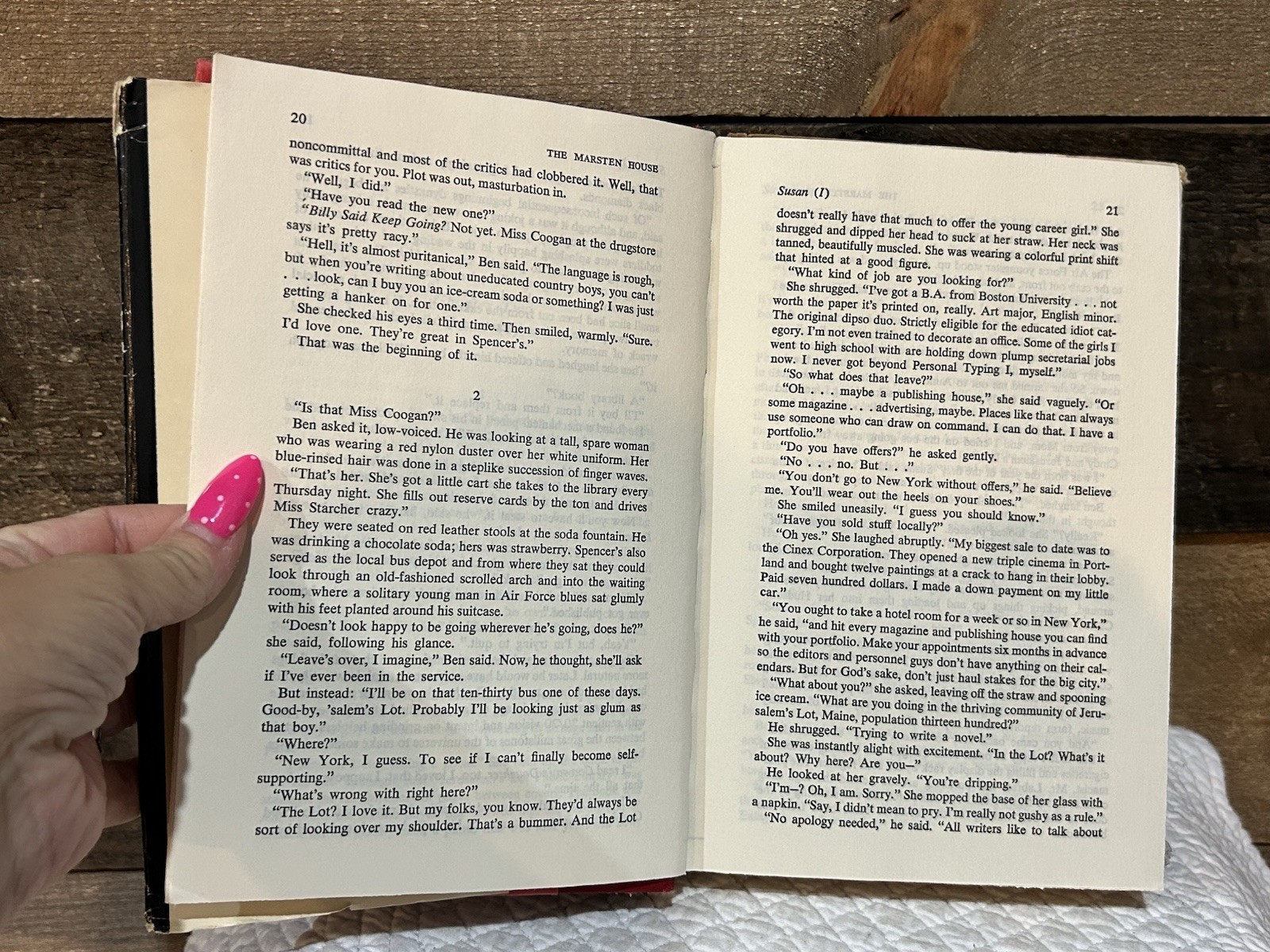 SALEM’S LOT by Stephen King (1975, Hardcover) Book Club Editition