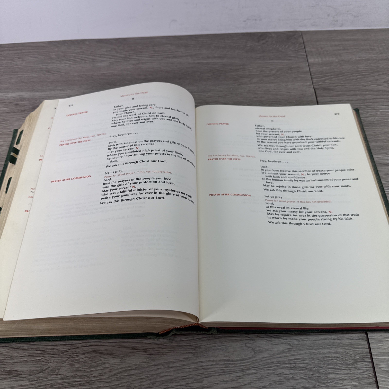 The Sacramentary 1974 published by The Liturgical Press Great Condition