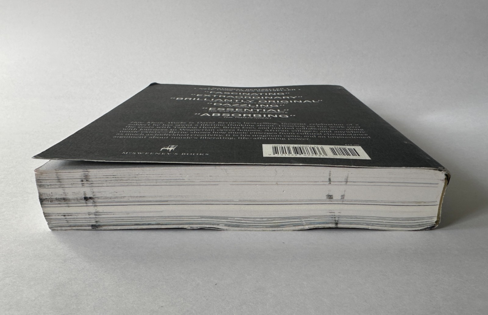 DAVID BYRNE How Music Works | 2013 McSweeney’s Trade Paperback
