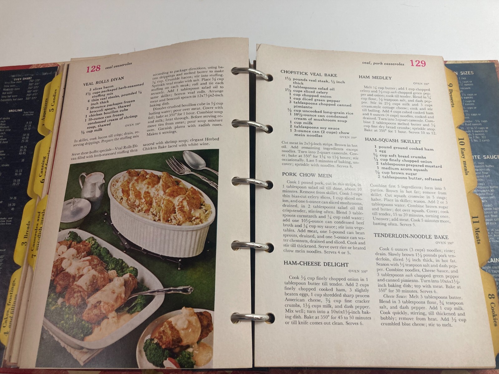 Better Homes and Gardens: New Cook Book 1968 Meredith Corp Ring Binder Book