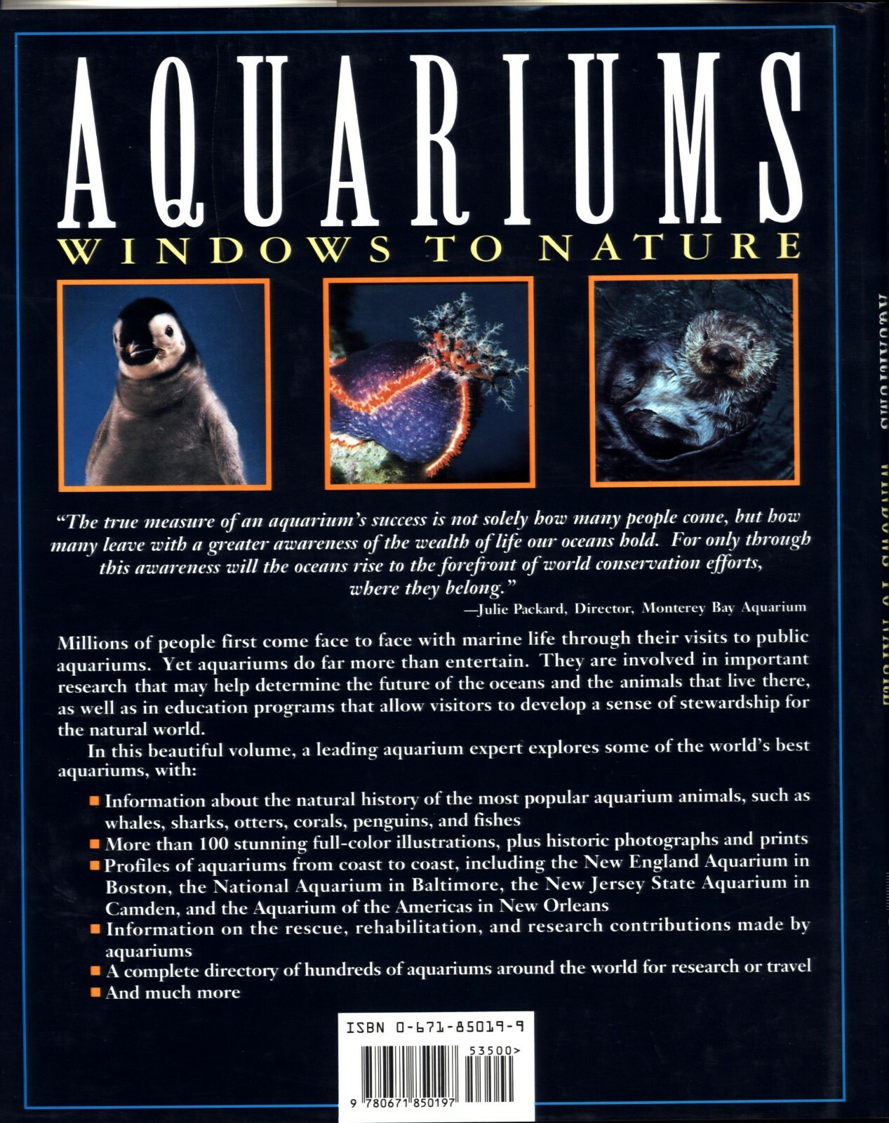 AQUARIUMS: Windows to Nature. Brand new.